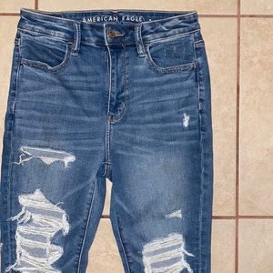 High-Waisted American Eagle Jeans